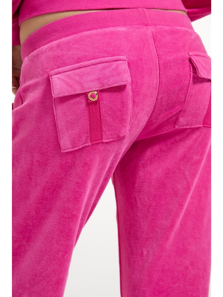 Juicy Couture Pink Washed Caisa Ultra Low Rise Joggers - Image 3 of 3 Juicy Couture Pink Washed Caisa Ultra Low Rise Joggers - Image 3 of 3