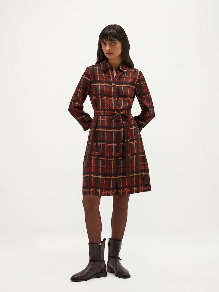 Hobbs Brown Maja Dress - Image 1 of 5