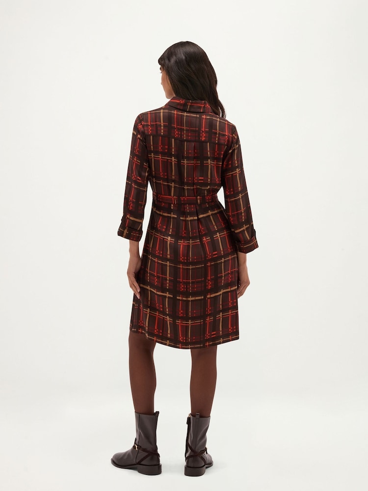 Hobbs Brown Maja Dress - Image 2 of 5