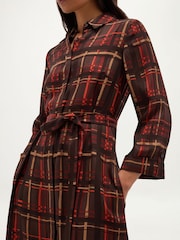 Hobbs Brown Maja Dress - Image 3 of 5