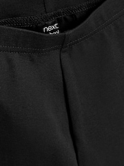 Black Regular Length 2 Pack Cotton Rich Stretch Cycle Shorts (3-16yrs) - Image 4 of 5