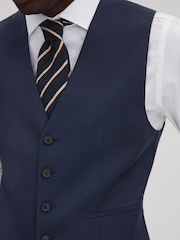 Reiss Destiny Wool Single Breasted Slim Fit Waistcoat - Imagen 4 de 5