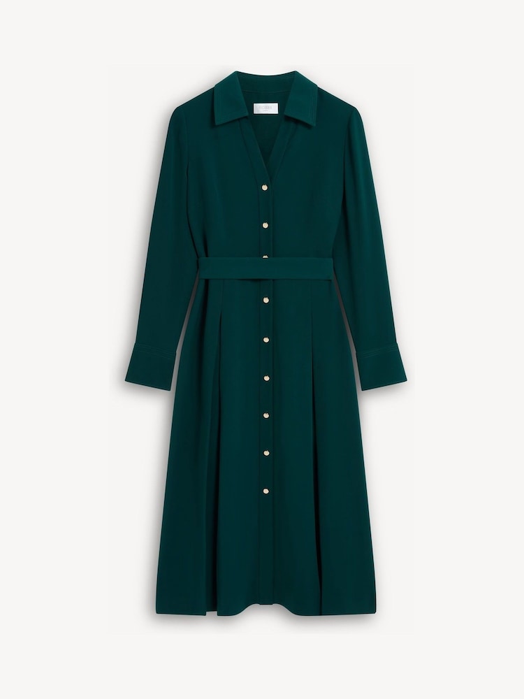 Hobbs Green Petite Mylie Silk Blend Dress - Image 6 of 6 Hobbs Green Petite Mylie Silk Blend Dress - Image 6 of 6