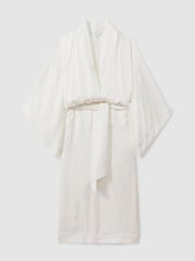 Reiss Ivory Nell Textured Belted Kimono - Image 2 of 6