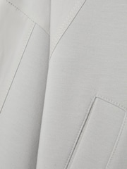 Reiss Grey Selma 9-13 yrs Hybrid Jersey Elasticated Hoodie - Image 4 of 4