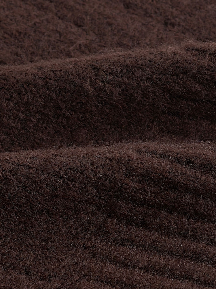 Chocolate Brown V-Neck Tank - Image 6 of 6