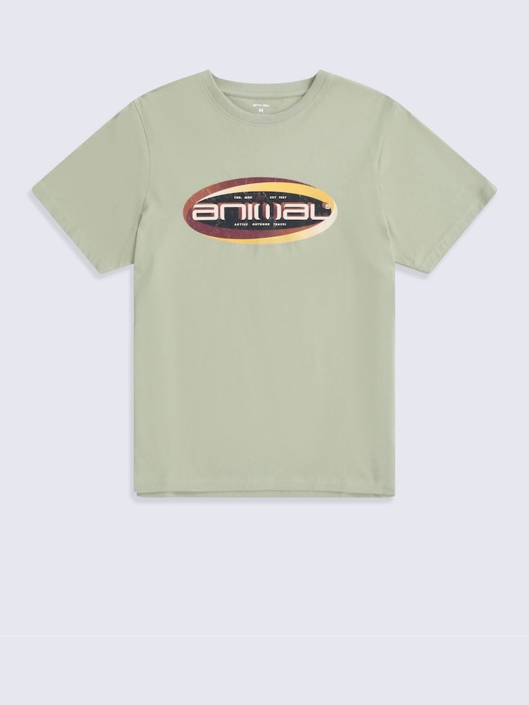 Animal Alloy Grey Jacob T-Shirt - Image 1 of 5 Animal Alloy Grey Jacob T-Shirt - Image 1 of 5