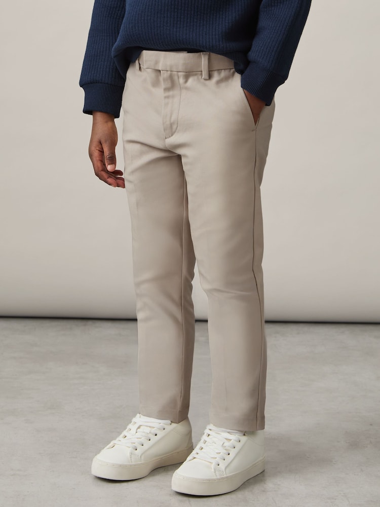 Песочный - Reiss Eastbury Slim Fit Tapered Chinos - Image 2 of 3