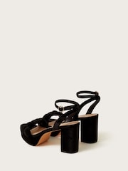 Monsoon Plait Velvet Platform Heels - Image 3 of 3