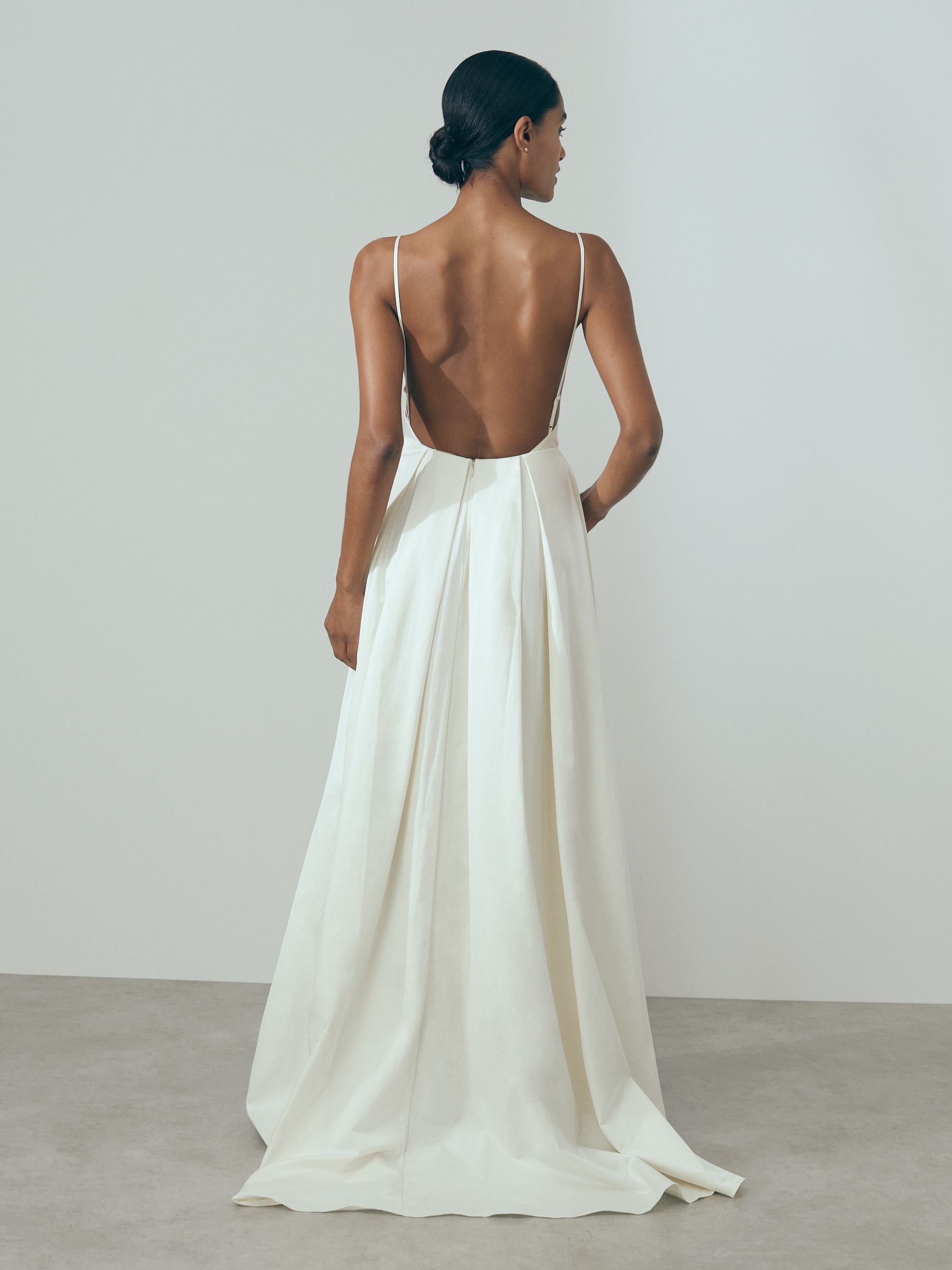 Buy Reiss Ivory Daphne Atelier Open Back Bridal Maxi Dress from Next Luxembourg