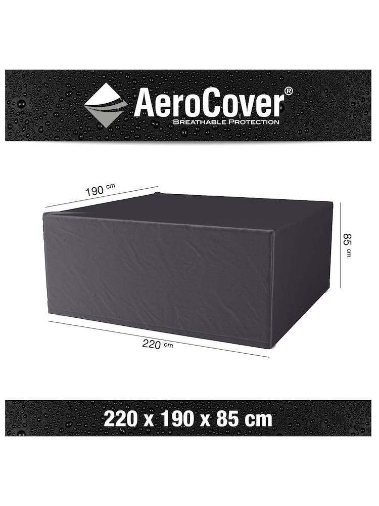 Pacific Black Garden Set Aerocover Oblong 220x190x85cm high - Image 2 of 2