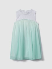 Reiss Blue Coco 9-13 yrs Ombre Tulle Dress - Image 2 of 4