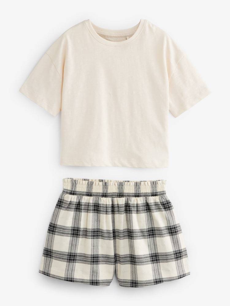 Noir/Blanc - Lot de 2 pyjamas à bas tissé (3-16ans) - Image 6 of 9