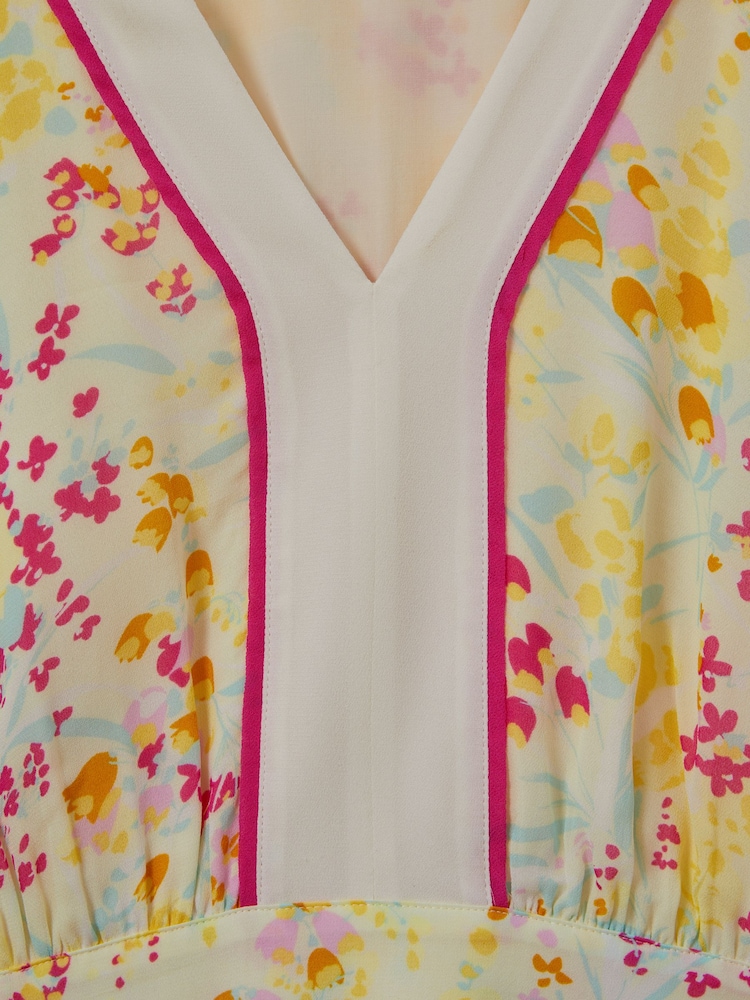 Vestido corto con estampado floral y mangas abullonadas Molly de Reiss - Imagen 6 de 6 Vestido corto con estampado floral y mangas abullonadas Molly de Reiss - Imagen 6 de 6