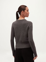 Hobbs Lindie Embellished Jumper With Wool - Bild 2 von 6