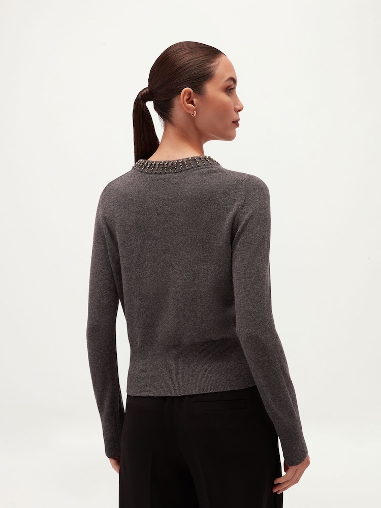 Hobbs Lindie Embellished Jumper With Wool - Bild 2 von 6 Hobbs Lindie Embellished Jumper With Wool - Bild 2 von 6