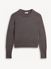 Hobbs Lindie Embellished Jumper With Wool - Bild 5 von 6