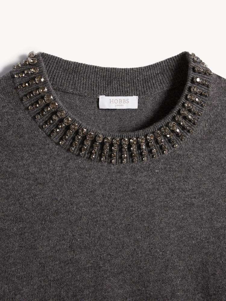 Hobbs Lindie Embellished Jumper With Wool - Bild 6 von 6 Hobbs Lindie Embellished Jumper With Wool - Bild 6 von 6