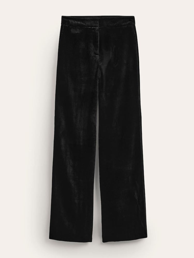 Boden Black Westbourne Velvet Trousers - Image 5 of 5