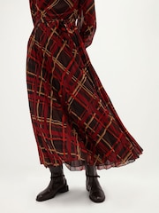 Hobbs Ophelia Check Dress - صورة 3 من 6