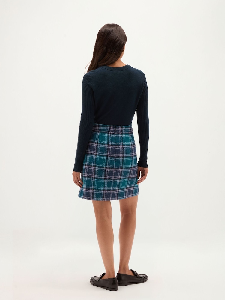 Hobbs Blue Henley Skirt - Image 2 of 4 Hobbs Blue Henley Skirt - Image 2 of 4