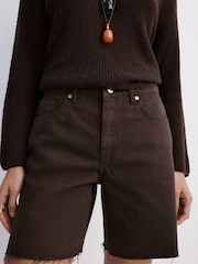 Mango Brown Bermuda Shorts - Image 1 of 6