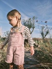Pink Dungarees (3mths-7yrs) - Image 1 of 1