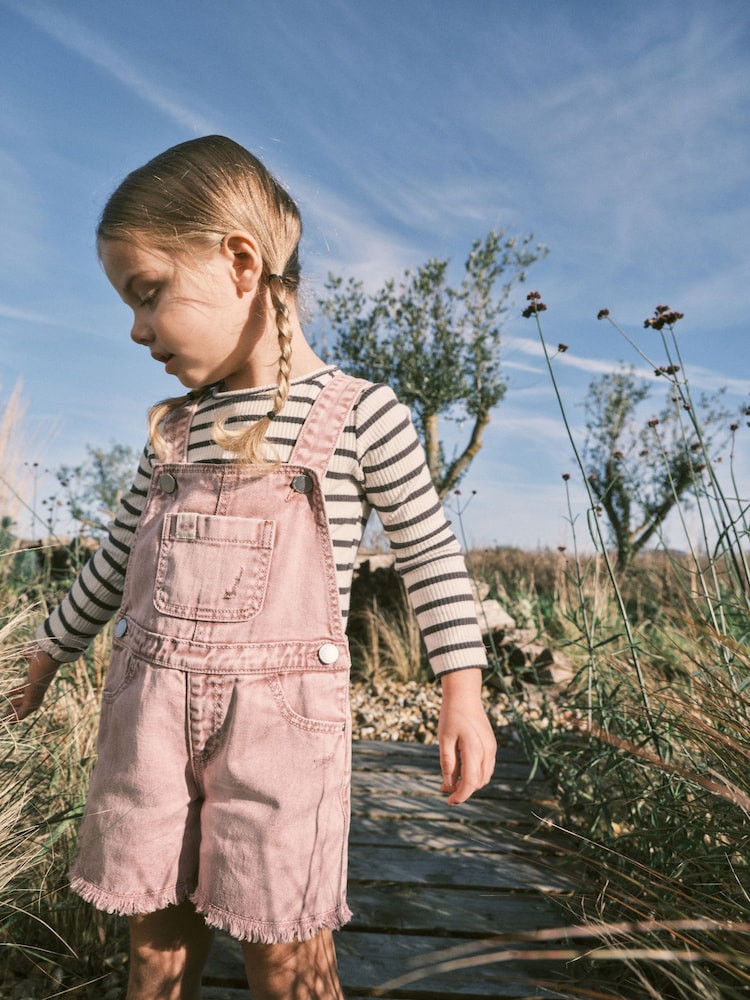 Pink Dungarees (3mths-7yrs) - Image 1 of 1