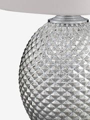Chrome Glamour Dual Light Small Table Lamp - Image 5 of 5