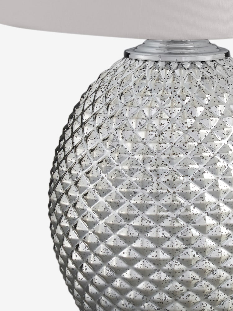Chrome Glamour Dual Light Small Table Lamp - Image 5 of 5