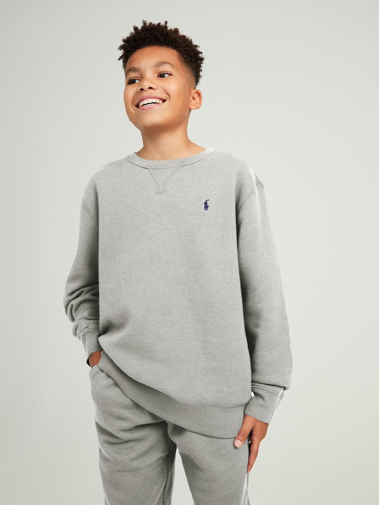 Polo Ralph Lauren Grey Boys Logo Sweatshirt - Image 1 of 2