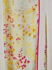 Reiss Pink/Yellow Eliza Floral Print Maxi Dress - Image 5 of 5
