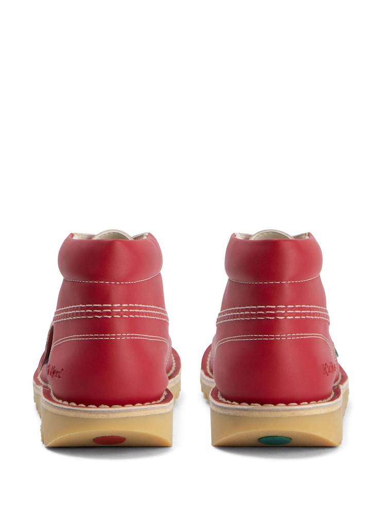 Kickers Red Kick Hi Shoes - Image 2 of 8