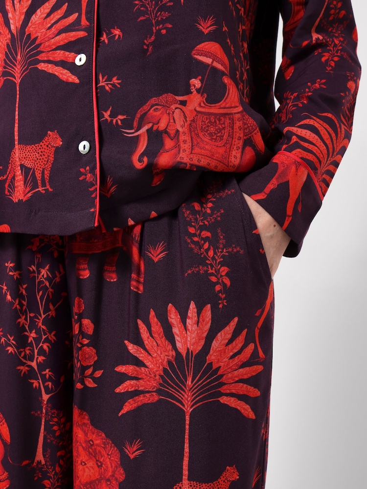 Joe Browns Boutique Exotic Boho Print Pyjama Bottoms - Image 2 of 5