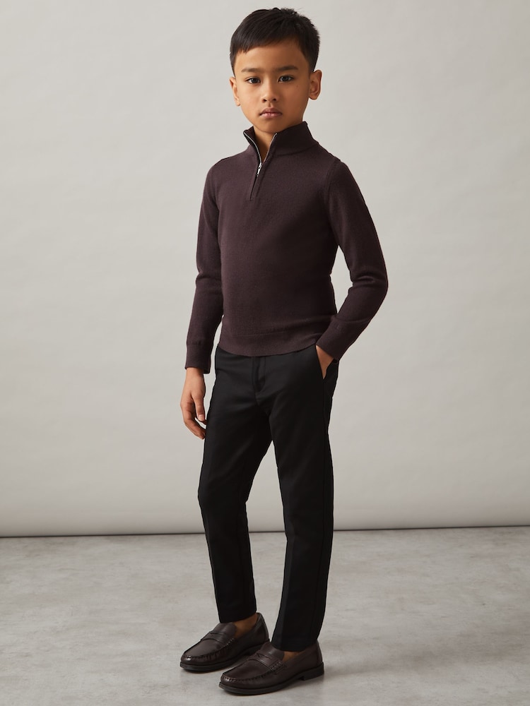 Reiss Black Eastbury 13-14 yrs Slim Fit Chinos - Image 2 of 4