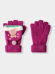 Joe Browns Pink Cosy Cats Winter Gloves - Image 6 of 7
