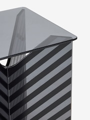 Rockett St George Clear Mono Stripe Side Table - Image 7 of 7