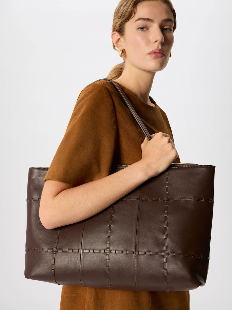 Whistles Whipstitch Tote Bag - Obraz 1 z 5
