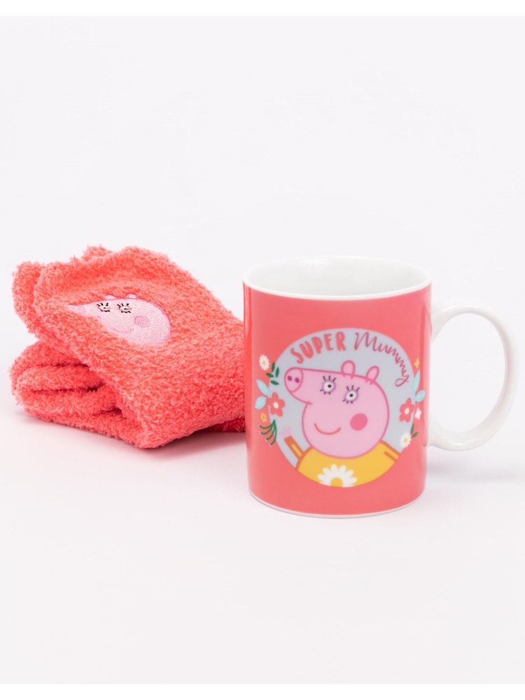 Vanilla Underground Pink Peppa Pig Pusheen Green Mug and Sock Set - Image 2 of 5 Vanilla Underground Pink Peppa Pig Pusheen Green Mug and Sock Set - Image 2 of 5