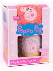 Vanilla Underground Pink Peppa Pig Pusheen Green Mug and Sock Set - Image 3 of 5