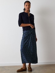 Whistles Diamond Geo Twist Midi Skirt - Obrázek 1 z 5