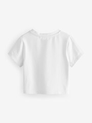 White Boxy T-Shirt (3-16yrs) - Image 6 of 7