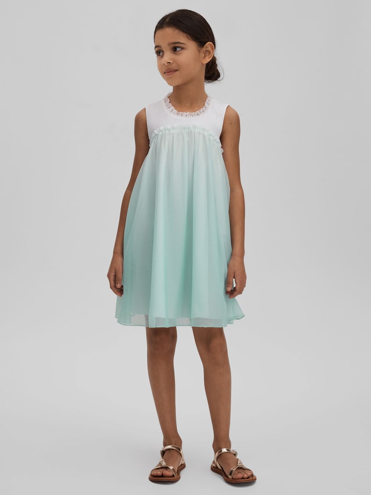 Vestido de tul con efecto sombreado Coco de Reiss - Imagen 2 de 4