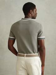 Reiss Sage Chelsea Half-Zip Polo Shirt - Image 5 of 6