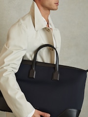 Reiss Dark Navy Elliot Neoprene Holdall - Image 2 of 6
