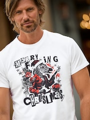 Joe Browns White Rockin Zebra T-Shirt - Image 6 of 7