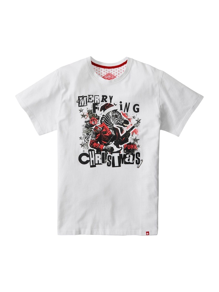 Joe Browns White Rockin Zebra T-Shirt - Image 7 of 7 Joe Browns White Rockin Zebra T-Shirt - Image 7 of 7