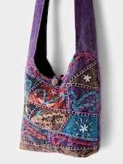 Joe Browns Purple Bucket Hippy Bag - Image 2 of 7