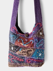 Joe Browns Purple Bucket Hippy Bag - Image 5 of 7