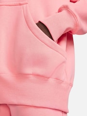 Nike Pink Mini Swoosh Full Zip Hoodie - Image 7 of 9